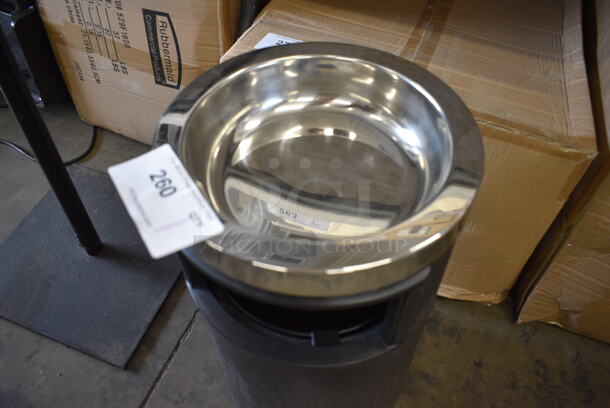 BRAND NEW! Rubbermaid 2586-00 Gray Duramold Ash / Trash Smoking Urn. 10.5x10.5x19.5. 2 Times Your Bid! - Image 3 of 3