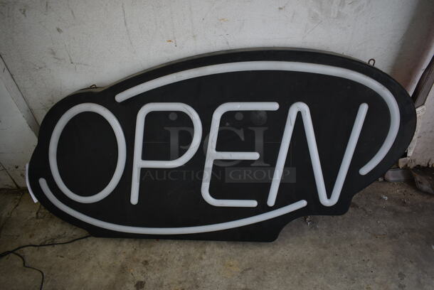 Open Light Up Sign. Tested and Working! - Image 2 of 7