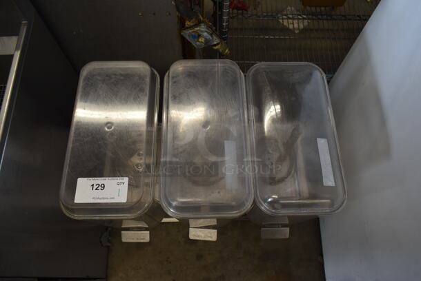 Crathco Stainless Steel Commercial Countertop 3 Hopper Refrigerated Beverage Machine. 115 Volts, 1 Phase. Tested and Working! - Image 3 of 6