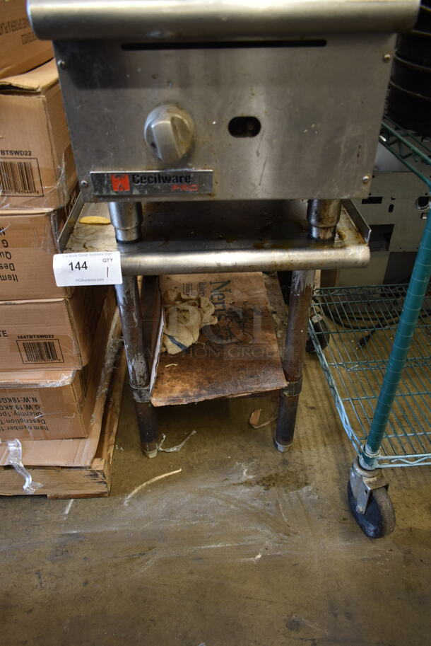 Stainless Steel Commercial Equipment Stand w/ Under Shelf. - Image 1 of 4