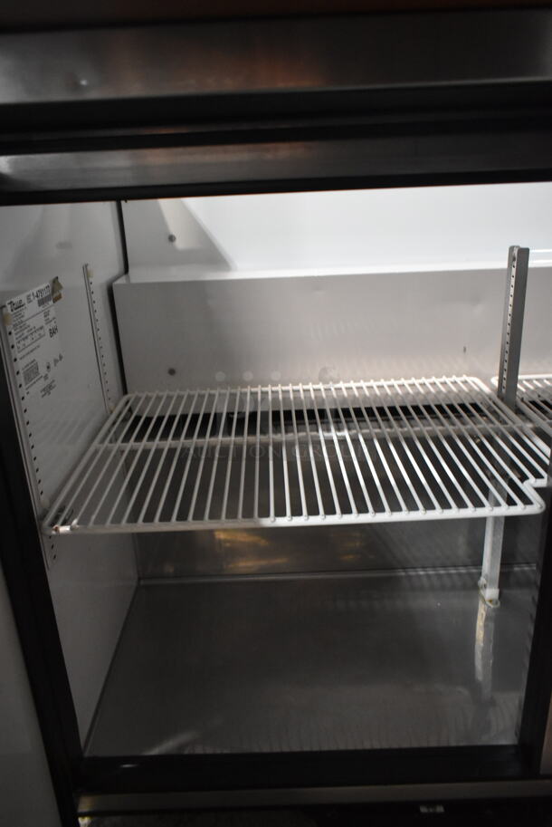 2014 True TSSU-72-18 Stainless Steel Commercial Sandwich Salad Prep Table Bain Marie Mega Top on Commercial Casters. 115 Volts, 1 Phase. Tested and Working! - Image 7 of 9