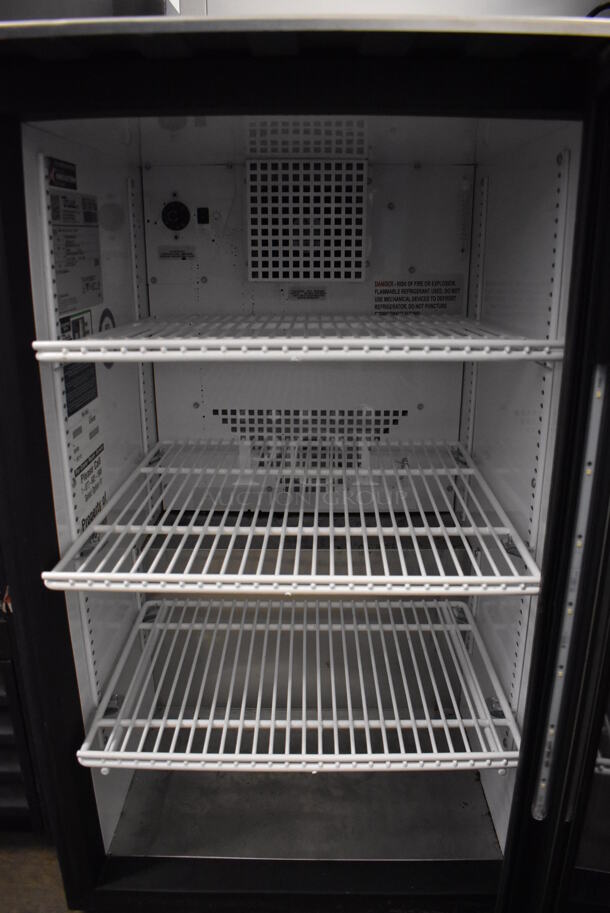 2018 True GDM-06-34-HC-TSL01 Metal Commercial Single Door Reach In Mini Cooler Merchandiser. 115 Volts, 1 Phase. 20.5x28x36. Tested and Working! - Image 4 of 5