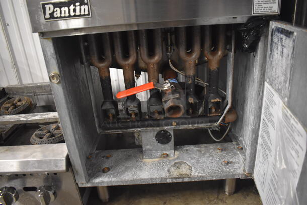 Pantin Stainless Steel Commercial Natural Gas Powered Floor Style Deep Fat Fryer w/ 2 Metal Fry Baskets. 21x31x48 - Image 5 of 6