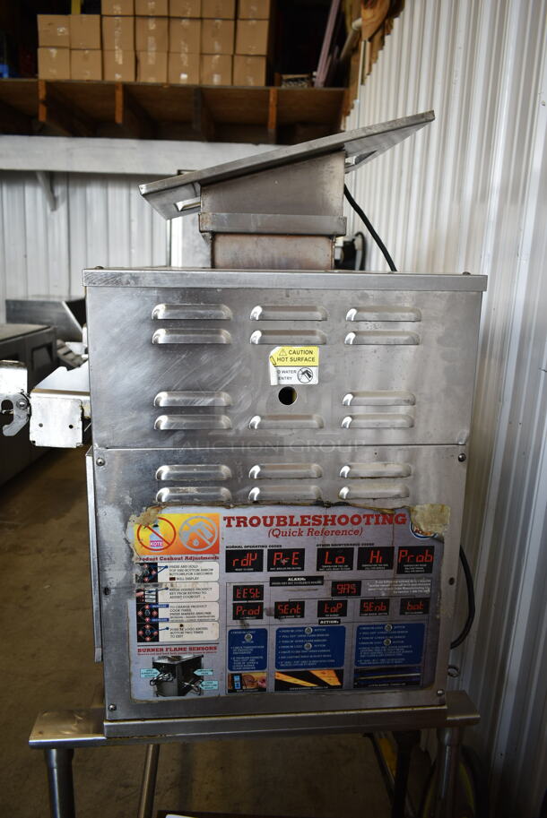 Duke Stainless Steel Commercial Natural Gas Powered Charbroiled Burger Grill on Commercial Casters. - Image 2 of 8