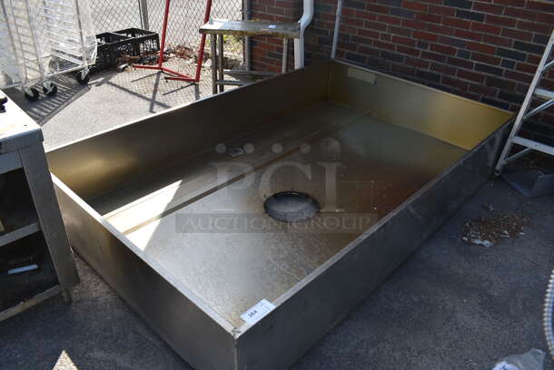 8' Metal Commercial Steam Hood. 96x60x18 