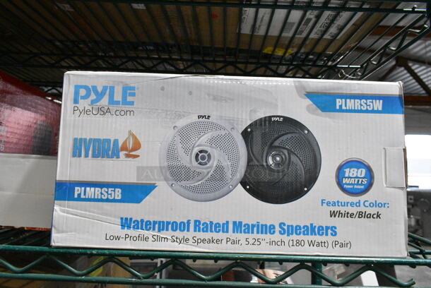 3 IN ORIGINAL BOX! Items Including Pyle PLMRS5W 5.25" Marine Speaker Pair, NutriChef PCRM15D Crepe Maker, Canon PIXMA TS702a Printer. 3 Times Your Bid!  - Image 2 of 5