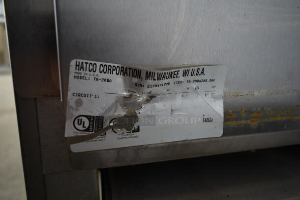 Hatco TQ-20BA Stainless Steel Commercial Countertop Electric Powered Conveyor Toaster. 208 Volts, 1 Phase.  - Image 4 of 4