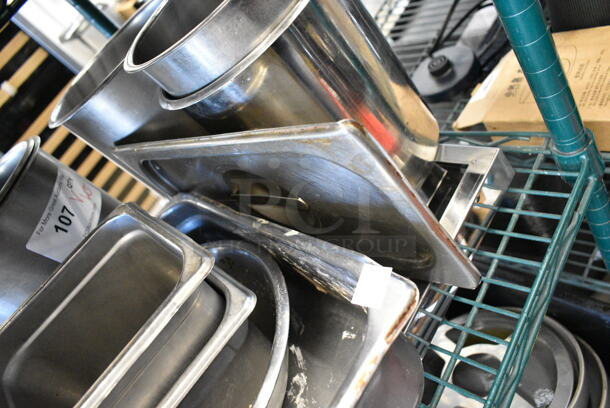 ALL ONE MONEY! Lot of Various Items Including Stainless Steel Drop In Bins - Image 4 of 7