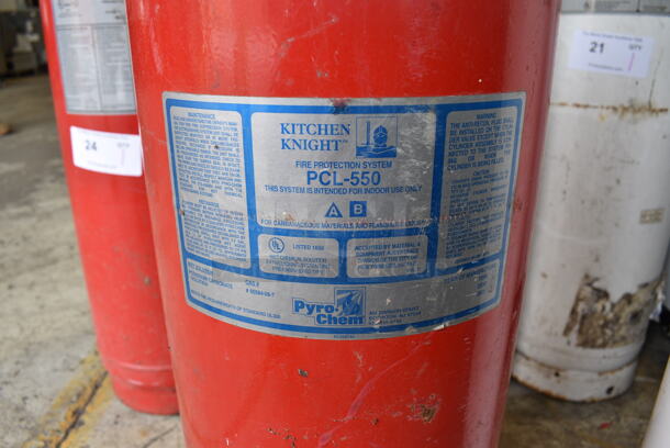 Kitchen Knight Model PCL-550 Wet Chemical Fire Suppression Tank. 10x10x36 - Image 4 of 4