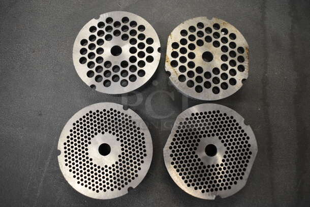 4 Metal Meat Grinder Plates. 4x4x1. 4 Times Your Bid! - Image 3 of 3