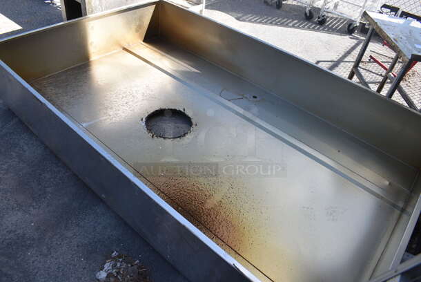 8' Metal Commercial Steam Hood. 96x60x18  - Image 5 of 5