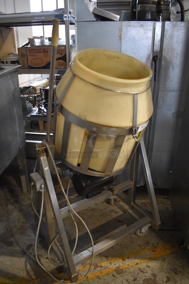 Stainless Steel Commercial Floor Style Chicken Breader on Commercial Casters. 115/230 Volts, 1 Phase. - Image 2 of 7