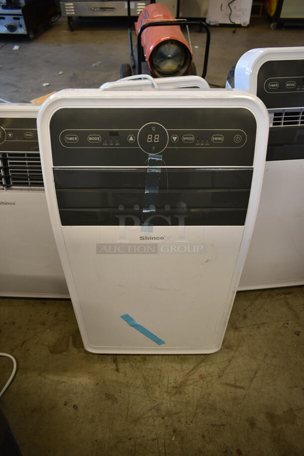 2022 Shinco SPF1-12C Portable Air Conditioner. 11,500 BTU. 115 Volts, 1 Phase. Cannot Test Due To Cut Cord