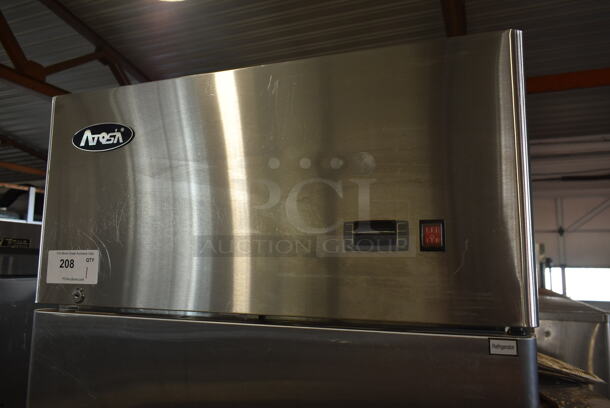 2014 Atosa MBF8004 Stainless Steel Commercial Single Door Reach In Cooler w/ Poly Coated Racks on Commercial Casters. 115 Volts, 1 Phase. Tested and Working! - Image 3 of 6