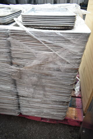 103 Metal Baking Pans; Full Size and Half Size. 103 Times Your Bid!