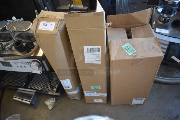 3 Boxes of NEW Planters and Garden Hose Sprayers. 3 Times Your Bid!