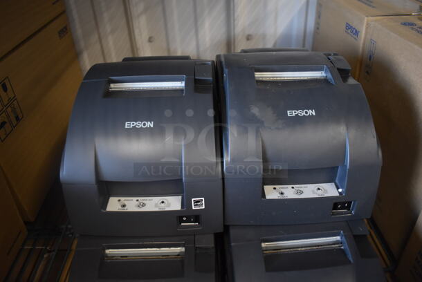 6 Epson M188B Receipt Printer. 6x10x6. 6 Times Your Bid!