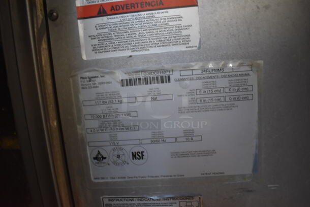 Pitco Frialator 24RUFMMS Stainless Steel Commercial Natural Gas Powered Donut Fryer. 72,000 BTU. 29x43x56 - Image 8 of 9