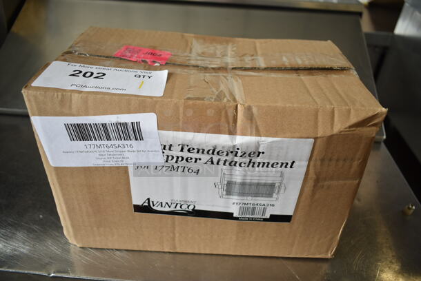 BRAND NEW SCRATCH AND DENT! Avantco 177MT64SA316 3/16" Meat Stripper Blade Set for Avantco Meat Tenderizers - Image 2 of 5