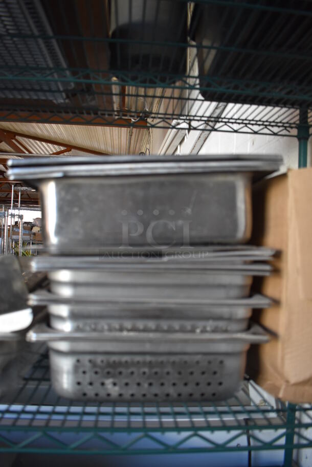 ALL ONE MONEY! Tier Lot of Various Items Including Stainless Steel Drop In Bins and Paper Product - Image 7 of 10