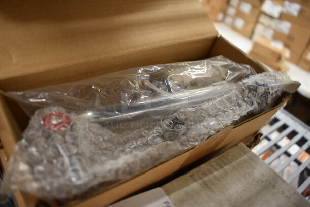 3 BRAND NEW IN BOX! Top Line Stainless Steel Faucets w/ Handles. 3 Times Your Bid! - Image 2 of 3