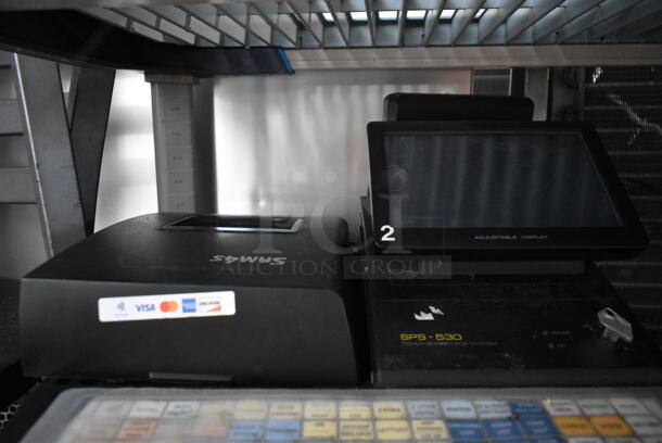 ALL ONE MONEY! Lot of Metal Cash Register w/ Insert and Menu Keyboard. - Image 4 of 8