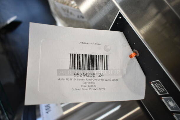 BRAND NEW SCRATCH AND DENT! 952M238124 Moffat M238124 Control Panel Overlay for E23D3 Series - Image 5 of 5