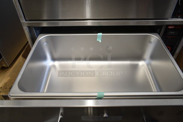 BRAND NEW! Hatco HDW-2B Stainless Steel Commercial Freestanding Two Drawer Warming Drawer. 120 Volts, 1 Phase. Tested and Working! - Image 5 of 10