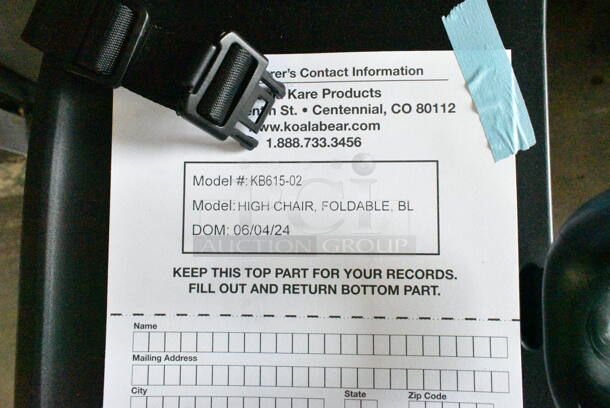 3 Various Items Including Sterilite 1492 Latching Boxes, Koala Kare High Chair. 3 Times Your Bid!  - Image 9 of 9