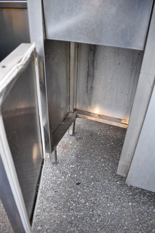 Stainless Steel Counter w/ Back Splash and 2 Doors. 87x29.5x40 - Image 4 of 6