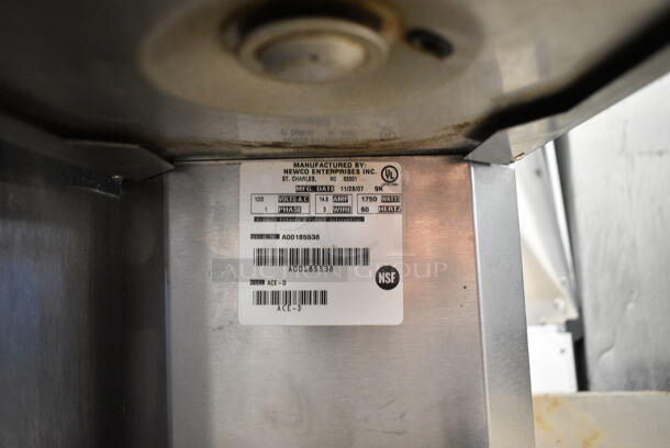 Newco ACE-D Stainless Steel Commercial Countertop Coffee Machine w/ Hot Water Dispenser. 120 Volts, 1 Phase.  - Image 6 of 6