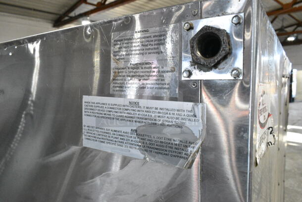 2019 Bakers Pride FC-516 Metal Commercial Natural Gas Powered Il Forno Pizza Oven on Metal Legs. 140,000 BTU.  - Image 10 of 10