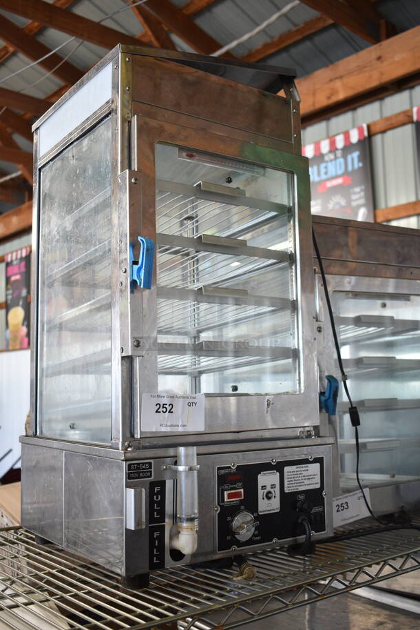 ST-545 Stainless Steel Commercial Countertop Heated Display Case Merchandiser. 110 Volts, 1 Phase. Tested and Powers On But Does Not Get Warm - Image 1 of 5