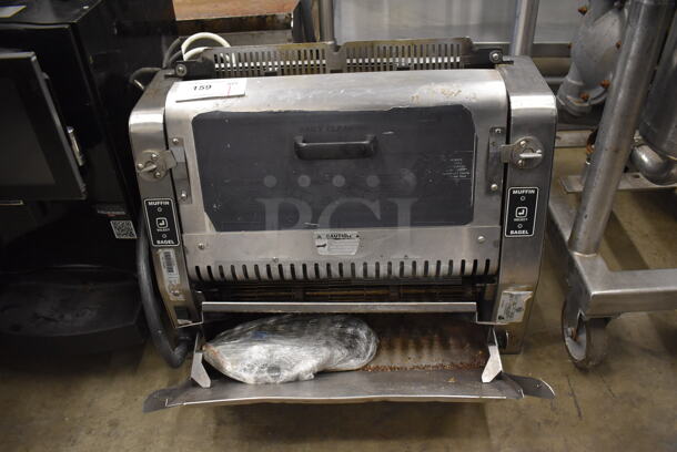 AJ Antunes UTX-200L Stainless Steel Commercial Countertop Electric Powered Universal Toaster. 208 Volts. 24x28x19