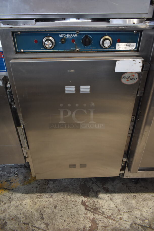 Alto Shaam 1000-TH/II Halo Heat ENERGY STAR Stainless Steel Commercial Cook N Hold Cabinet on Commercial Casters. 208/240 Volts, 1 Phase.  - Image 5 of 9