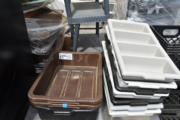 ALL ONE MONEY! Lot of  Bus Bins and Silverware Bins - Image 1 of 3
