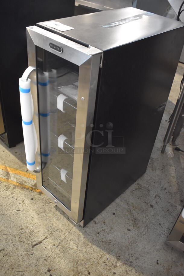 BRAND NEW SCRATCH AND DENT! Whynter BBR-638SB Stainless Steel Mini Cooler Merchandiser. 115 Volts, 1 Phase. Tested and Working! - Image 3 of 8