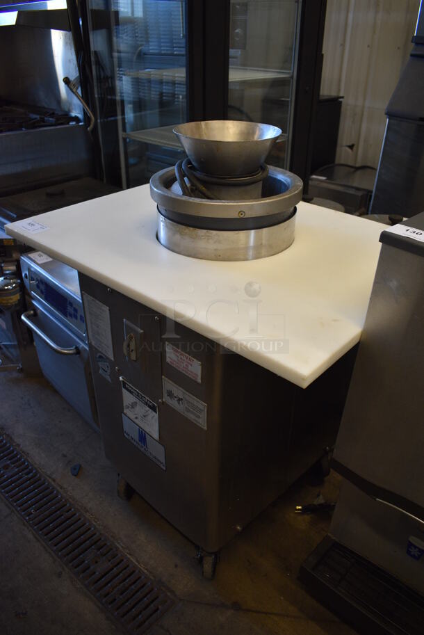 Round O Matic R-900 Stainless Steel Commercial Floor Style Dough Rounder on Commercial Casters. 115 Volts, 1 Phase. 36x28x44. Tested and Working! - Image 2 of 7