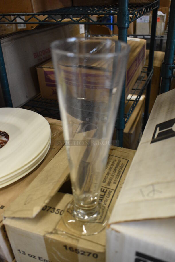 6 BRAND NEW IN BOX! Anchor Empire Pilsner Glasses. 3x3x9.5. 6 Times Your Bid! - Image 2 of 3