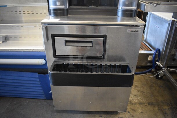 2017 Manitowoc Multiplex Model MB-8-1 Stainless Steel Commercial Blend In Cup Workstation on Single Door Undercounter Cooler on Commercial Casters. 115 Volts, 1 Phase. 26x37x75. Tested and Working! - Image 4 of 6