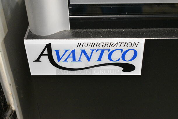 BRAND NEW SCRATCH AND DENT! Avantco 189BVAC46HC Metal Commercial 46" Black Refrigerated Air Curtain Merchandiser. 110-120 Volts, 1 Phase. Tested and Powers On But Does Not Get Cold - Image 3 of 6