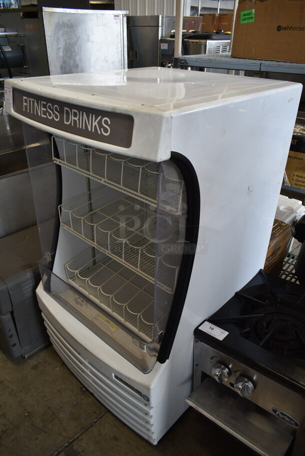 Beverage Air BZ13-1-W Metal Commercial Grab N Go Merchandiser w/ Poly Coated Racks. 115 Volts, 1 Phase. Tested and Working! - Image 2 of 6