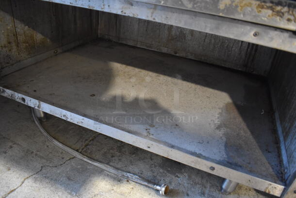 Stainless Steel Commercial Natural Gas Powered Charbroiler Grill w/ Under Shelf. 36x34x57 - Image 7 of 7