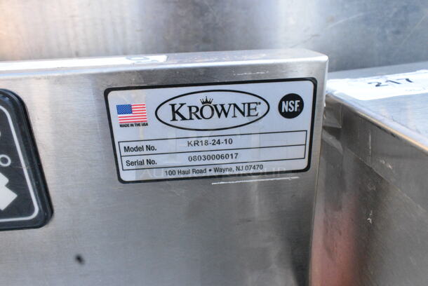 Krowne Stainless Steel Ice Bin w/ 2 Single Bay Sinks and Speedwell.  - Image 8 of 8
