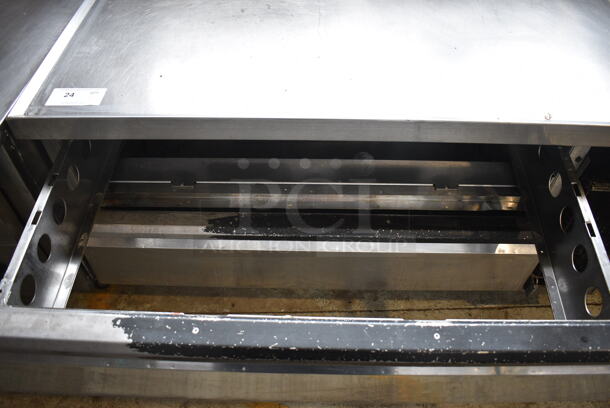 Silver King Model SKRCB50H Stainless Steel Commercial 2 Drawer Chef Base on Commercial Casters. 115 Volts, 1 Phase. 50.5x31x26. Tested and Working! - Image 5 of 8