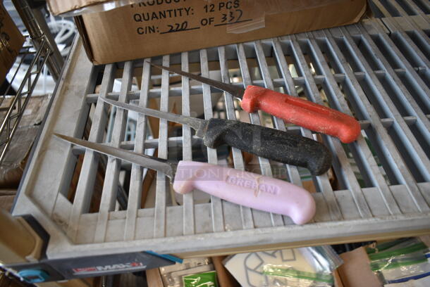 50 SHARPENED Stainless Steel Knives Including Fillet Knives. 50 Times Your Bid!  - Image 4 of 5