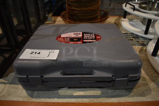 ChefMaster Metal Portable Butane Powered Single Burner Stove in Hard Case. 13.5x12x4.5. (bar) - Image 5 of 5