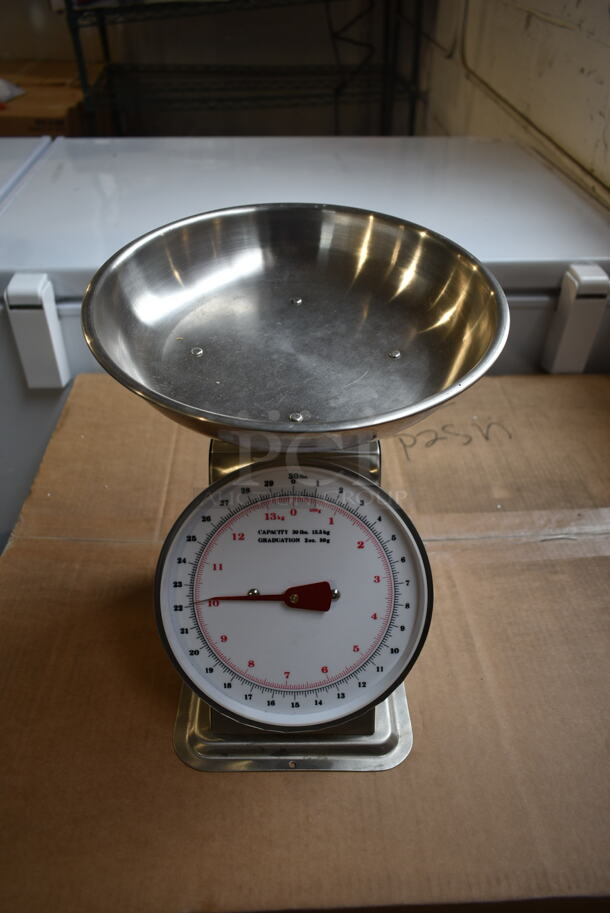 Marco SW10211 Metal Countertop 30 Pound Capacity Food Portioning Scale. - Image 1 of 4