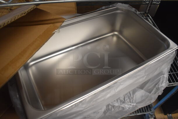 12 BRAND NEW IN BOX! Winco SPJH-106 Stainless Steel Full Size Drop In Bins. 1/1x6. 12 Times Your Bid! - Image 3 of 5