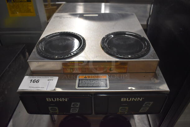 Bunn CDBC 2/2 TWIN Stainless Steel Commercial Countertop 4 Burner Coffee Machine. 120/208-240 Volts, 1 Phase. 16x18x20 - Image 6 of 6